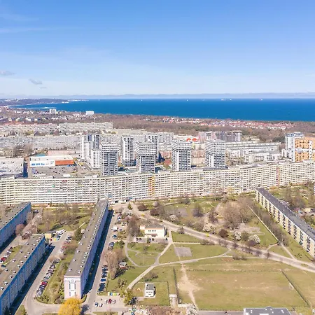 Hello Apartments 4 Oceany Z Prywatnym Parkingiem Danzig Exterior foto